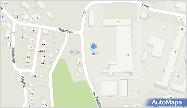 Bolesławiec, Plac Piastowski, 18, mapa Bolesławca
