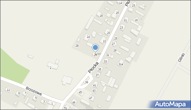 Bożewo, Płocka, 26, mapa Bożewo
