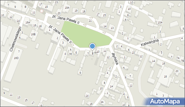 Brusy, Plac Jana Pawła II, 8, mapa Brusy