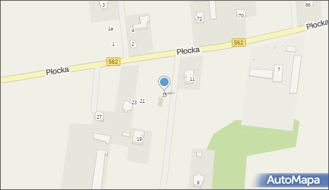 Brwilno, Płocka, 15, mapa Brwilno