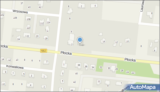 Brwilno, Płocka, 16, mapa Brwilno