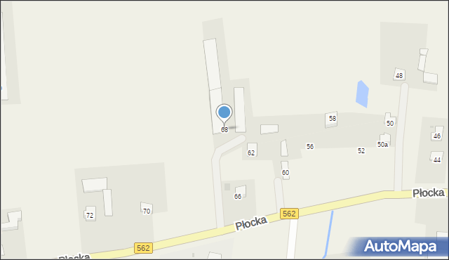 Brwilno, Płocka, 68, mapa Brwilno