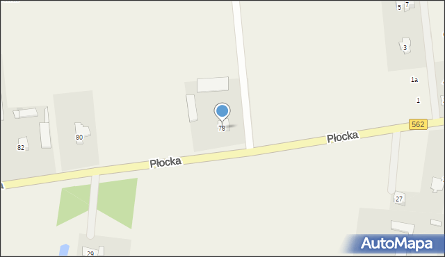 Brwilno, Płocka, 78, mapa Brwilno