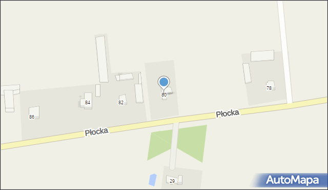 Brwilno, Płocka, 80, mapa Brwilno