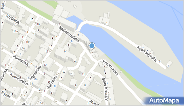 Brzeg, Plac Koszarowy, 2, mapa Brzeg