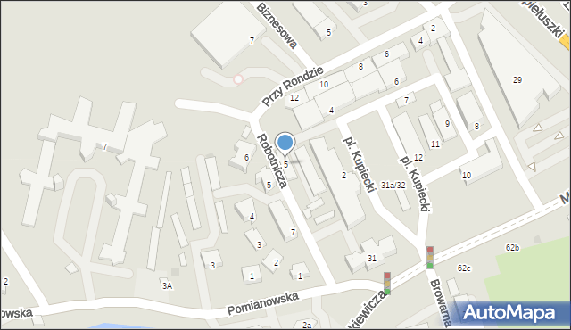 Brzesko, Plac Kupiecki, 5, mapa Brzesko