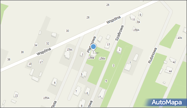 Budziska, Platynowa, 3, mapa Budziska