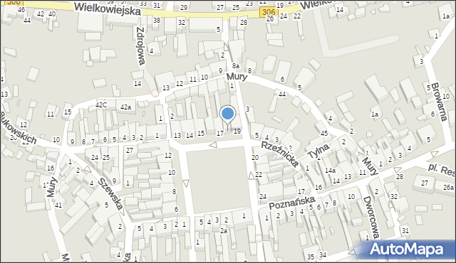 Buk, Plac Przemysława, 18, mapa Buk