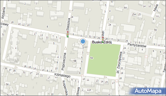 Busko-Zdrój, Plac Zwycięstwa, 2, mapa Busko-Zdrój