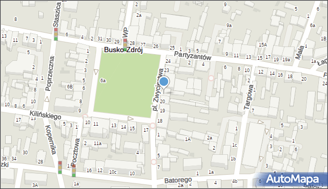 Busko-Zdrój, Plac Zwycięstwa, 21, mapa Busko-Zdrój