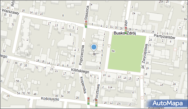 Busko-Zdrój, Plac Zwycięstwa, 6B, mapa Busko-Zdrój