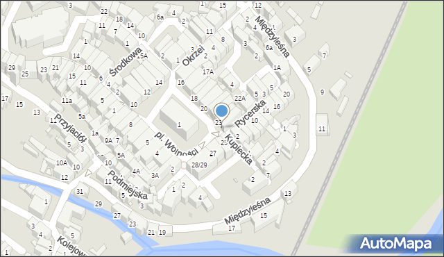 Bystrzyca Kłodzka, Plac Wolności, 24, mapa Bystrzyca Kłodzka