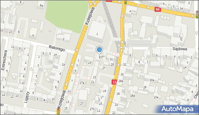 Bytom, Plac Kruczkowskiego Kazimierza, 4, mapa Bytomia