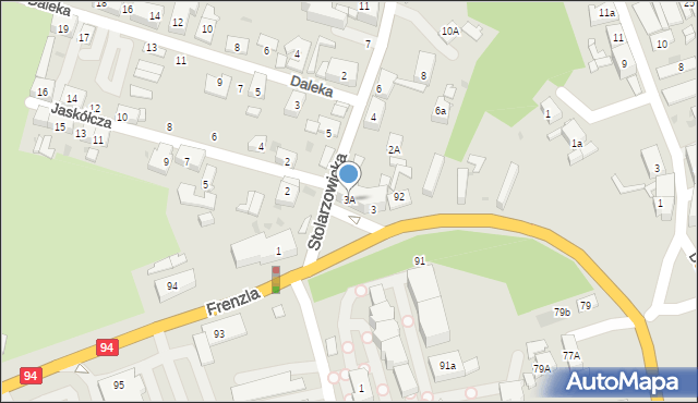 Bytom, Plac Szpitalny, 3A, mapa Bytomia
