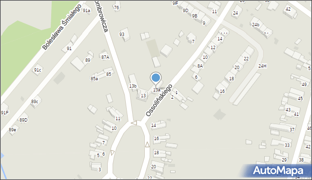 Bytom, Plac Jana, 13a, mapa Bytomia