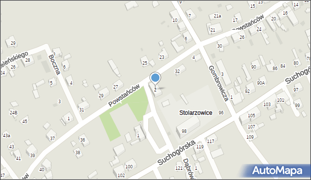 Bytom, Plac Witkiewicza Stanisława Ignacego, 2, mapa Bytomia