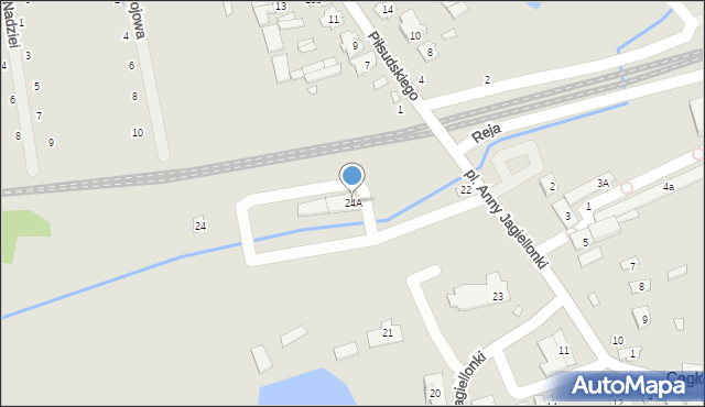 Cegłów, Plac Anny Jagiellonki, 24A, mapa Cegłów