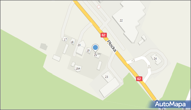 Cekanowo, Płocka, 21, mapa Cekanowo