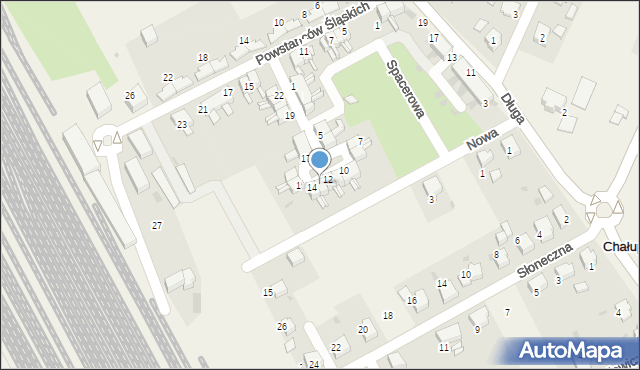 Chałupki, Plac Warszawski, 13, mapa Chałupki