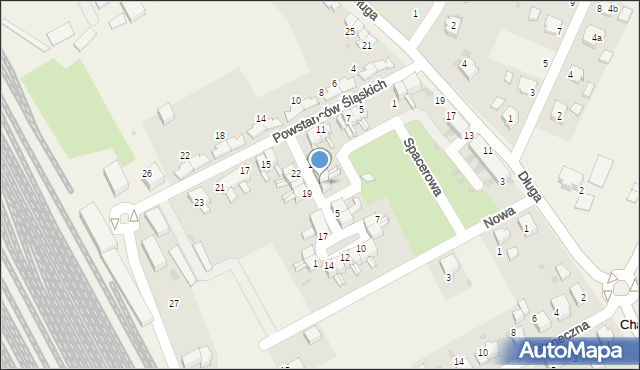 Chałupki, Plac Warszawski, 4, mapa Chałupki