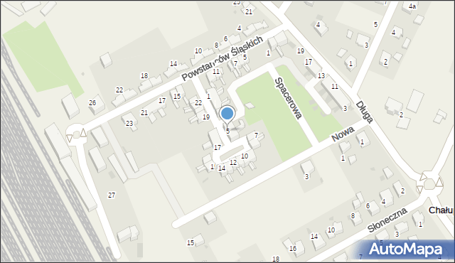 Chałupki, Plac Warszawski, 5, mapa Chałupki