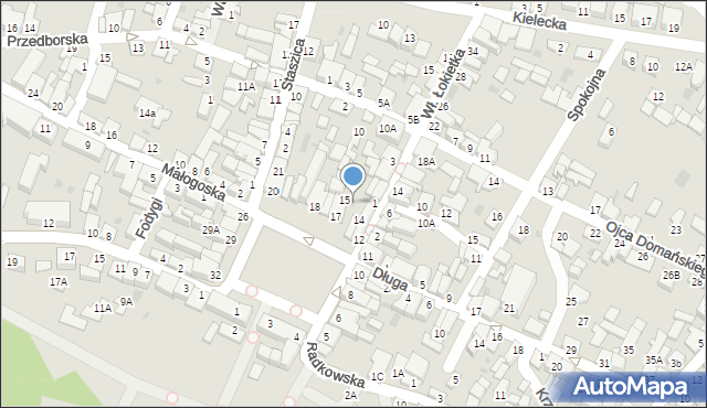 Chęciny, Plac 2 Czerwca, 15A, mapa Chęciny