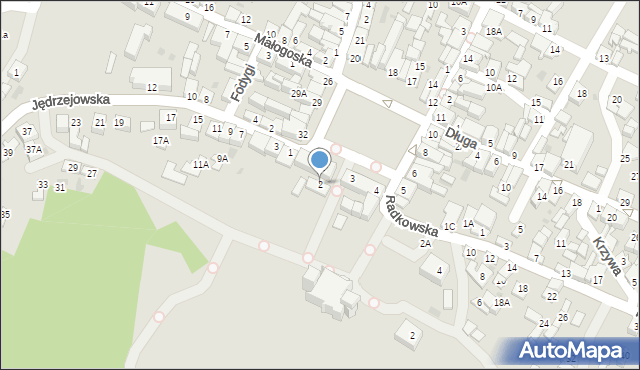 Chęciny, Plac 2 Czerwca, 2, mapa Chęciny