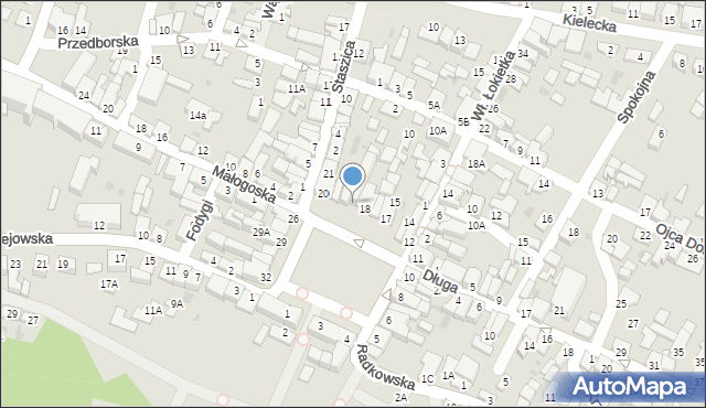 Chęciny, Plac 2 Czerwca, 23, mapa Chęciny