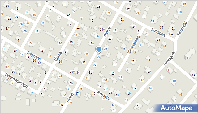 Chełm, Plater Emilii, 27, mapa Chełma