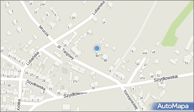 Chmielnik, Plac Targowy, 8A, mapa Chmielnik