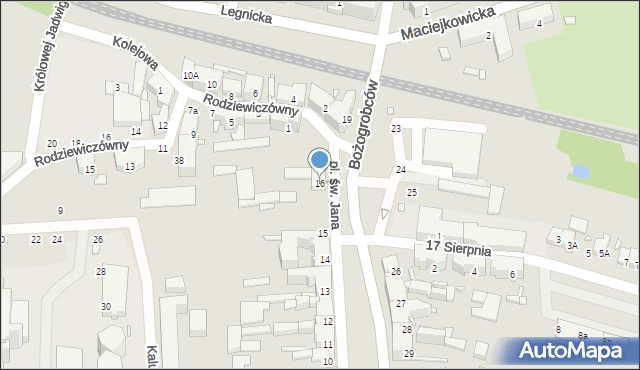Chorzów, Plac św. Jana, 16, mapa Chorzów