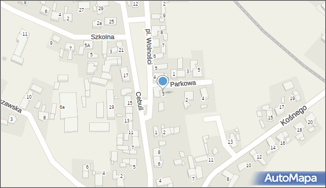 Chróścice, Plac Wolności, 3, mapa Chróścice