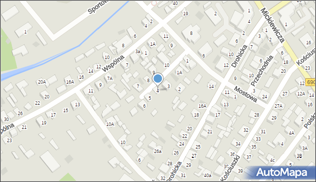 Ciechanowiec, Plac Odrodzenia, 4, mapa Ciechanowiec