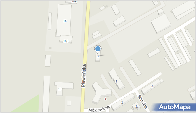 Czaplinek, Pławieńska, 7, mapa Czaplinek