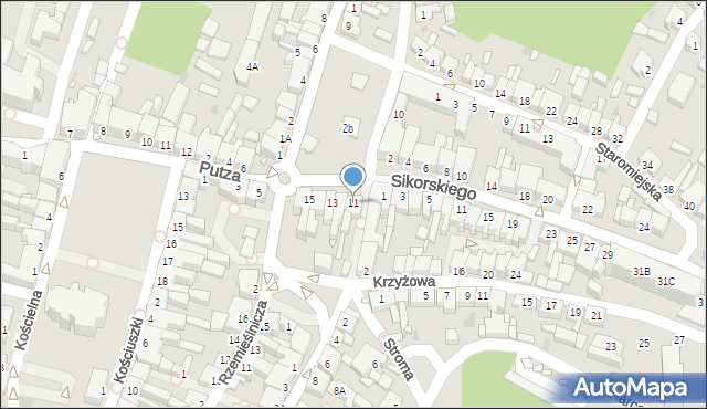 Czarnków, Plac Karskiego Jana, 11, mapa Czarnków