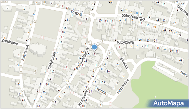 Czarnków, Plac Powstańców Wielkopolskich, 1, mapa Czarnków