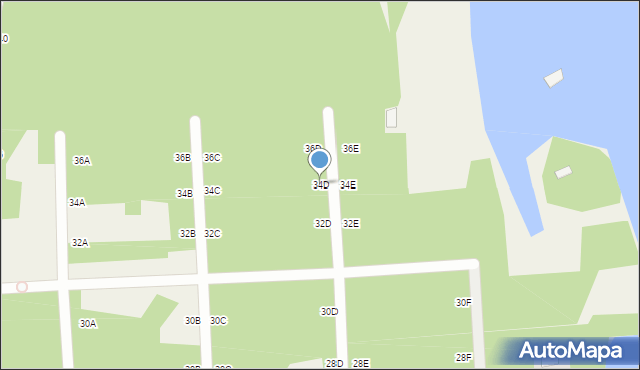Czarny Las, Platanowa, 34D, mapa Czarny Las