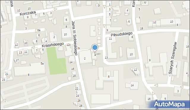 Czechowice-Dziedzice, Plac Targowy, 4, mapa Czechowic-Dziedzic