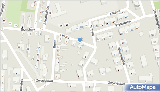 Czeladź, Płocka, 1, mapa Czeladź