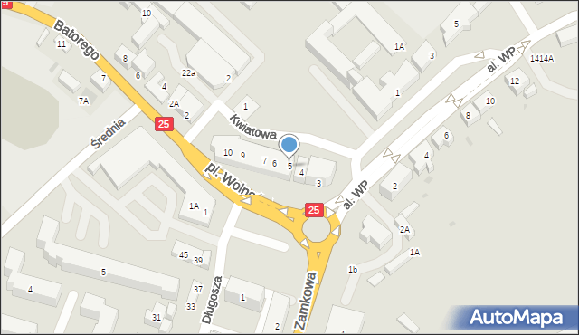 Człuchów, Plac Wolności, 5, mapa Człuchów