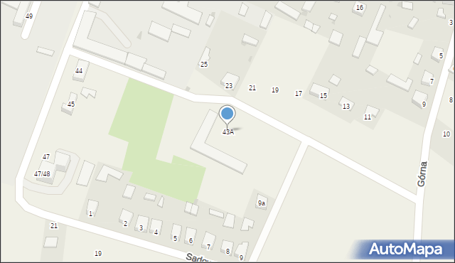 Dąbrowa Zielona, Plac Kościuszki Tadeusza, gen., 43A, mapa Dąbrowa Zielona