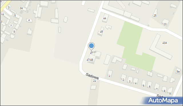 Dąbrowa Zielona, Plac Kościuszki Tadeusza, gen., 47, mapa Dąbrowa Zielona