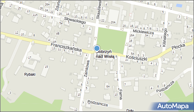 Dobrzyń nad Wisłą, Plac Wolności, 2, mapa Dobrzyń nad Wisłą
