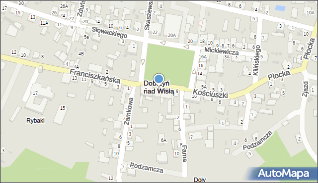 Dobrzyń nad Wisłą, Plac Wolności, 4, mapa Dobrzyń nad Wisłą