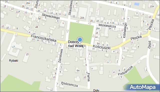 Dobrzyń nad Wisłą, Plac Wolności, 6, mapa Dobrzyń nad Wisłą