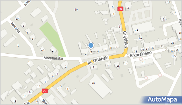 Drawsko Pomorskie, Plac Gdański, 5, mapa Drawsko Pomorskie