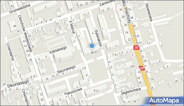 Drawsko Pomorskie, Plac Konstytucji, 16, mapa Drawsko Pomorskie