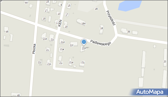 Drobin, Płocka, 21h, mapa Drobin