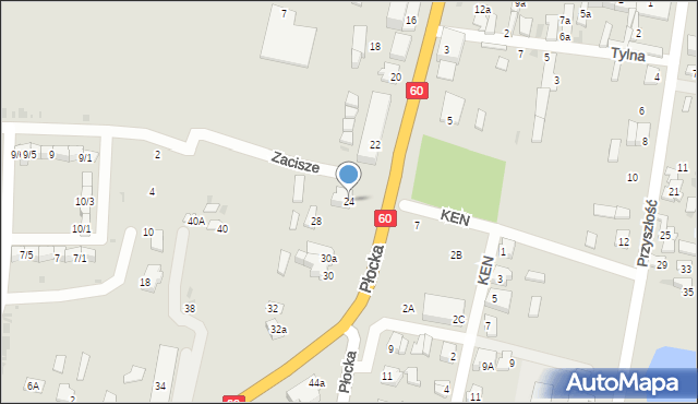 Drobin, Płocka, 24, mapa Drobin