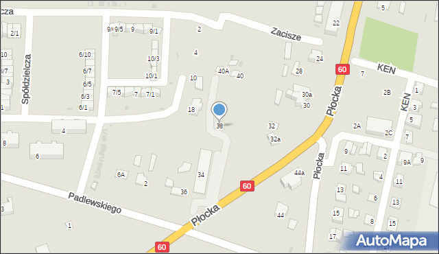 Drobin, Płocka, 38, mapa Drobin